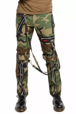 Tripp Bondage Pants [Green CAMO] -Kreepsville Sales IS267MP CAMO FL