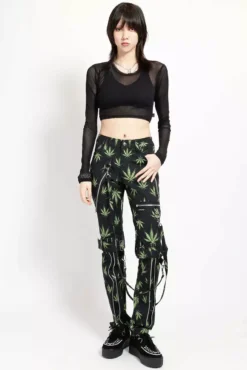 Tripp NYC Bondage Pants [Grass] -Kreepsville Sales IS267MP GRASSBLK FULL2 1000x 768667b9 ea36 4542 9cd4 5adb5dba8a94