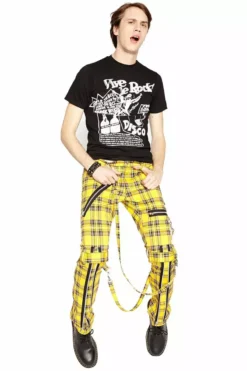 Tripp NYC Bondage Pants [Yellow Plaid] -Kreepsville Sales IS267MP YELLPLD FL 1622x ac3dd331 fc02 4e3b a98a 11a99c0c3d90