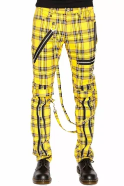 Tripp NYC Bondage Pants [Yellow Plaid]