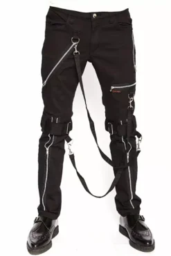 Tripp Strap Zipper Bondage Pants [Black] -Kreepsville Sales IS267M BLK F 1622x 3cee7999 0f0c 49c0 90ae 2a911b9bef71