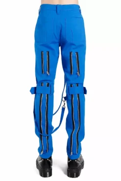 Tripp Bondage Pants [Blue] -Kreepsville Sales IS267M TURQ B