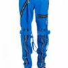 Tripp Bondage Pants [Blue] -Kreepsville Sales IS267M TURQ F