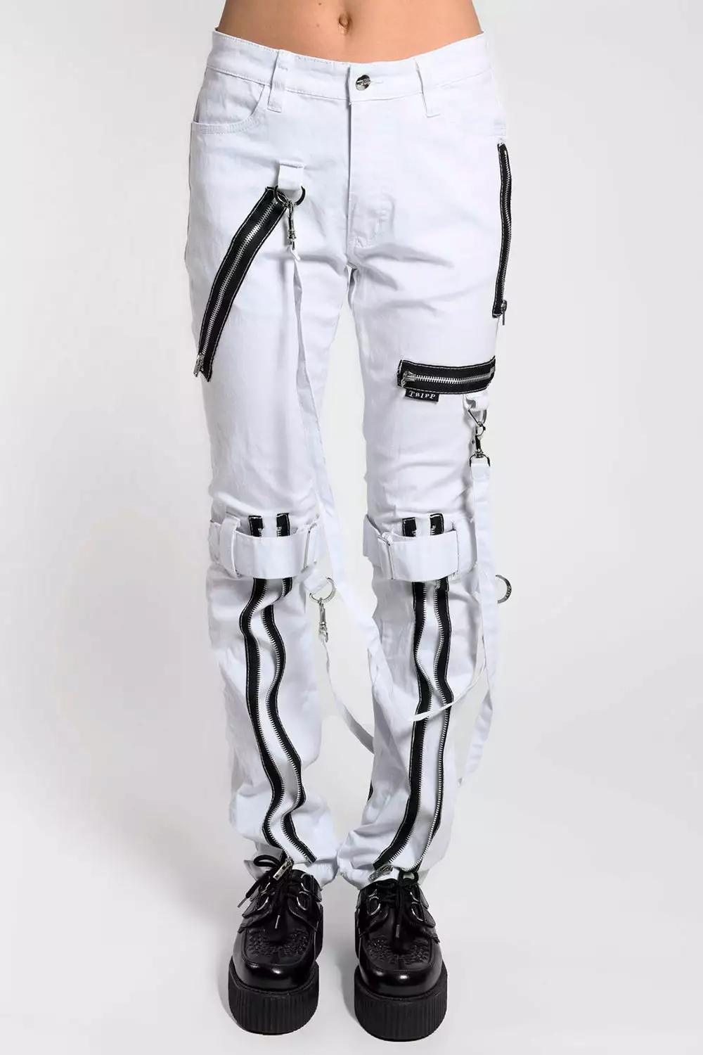 Tripp Asylum White Bondage Pants 4 Tripp Asylum White Bondage Pants - Image 2