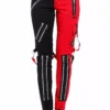 Tripp Ladies Split Leg Bondage Pants [Black/Red] -Kreepsville Sales IS4420 BLKRED F