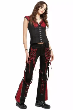 Tripp NYC Bo Peep Dark Street Pants [BLACK/RED] -Kreepsville Sales IS4599 BLKRED FULL 1000x 6e5cd110 250c 41d5 8587 cc046f0d681a