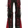 Tripp NYC Bo Peep Dark Street Pants [BLACK/RED] -Kreepsville Sales IS4599 BLKRED F 1000x 5e07aa2e 59da 4a24 b7eb d46a2c41b5ea