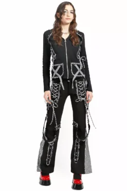 Tripp NYC Bo Peep Dark Street Pants [BLACK/WHITE] -Kreepsville Sales IS4599 BLKWHT FULL 1000x 9fd49197 3f35 4f88 b1e7 6310b4f2792d