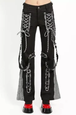 Tripp NYC Bo Peep Dark Street Pants [BLACK/WHITE]