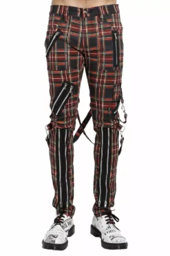 Tripp Mens Bondage Punk Pants [Black Plaid] -Kreepsville Sales IS674MP BLKPLD F 1000x ada5ffd0 81e4 45ac 8254 27bb526eb36d