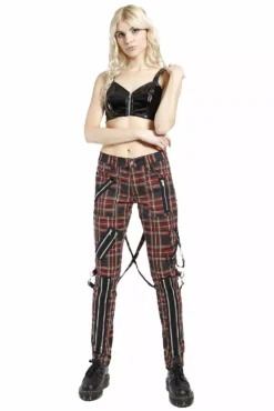 Tripp Mens Bondage Punk Pants [Black Plaid] -Kreepsville Sales IS674WP BLKPLD FL 1000x cf763251 5d50 4143 b9af 1e8bf5a7ac3b