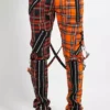 Tripp NYC Madness Pants [Black/Orange Plaid] -Kreepsville Sales IS675MP BLACKORANGEPLD F 1000x 1da821f6 dbb8 4c20 921b cfb91d3cd5dc