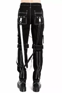 Tripp Raider Pants [Black/White] -Kreepsville Sales IS7065M BLACKWHITE B
