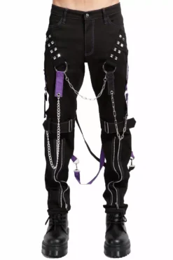Tripp NYC Raider Pants [Black/Purple]