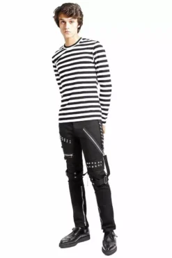 Tripp Studded Bondage Pants [Black] -Kreepsville Sales IS7329M BLK FL2 1 1622x 9dfd04e8 0a9f 41ba b46d 79c07a182349