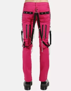 Tripp Studded Bondage Pants [Pink] -Kreepsville Sales IS7329M PINK B 1000x 07df844d 9417 4301 b681 e2502b4069a1