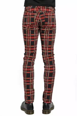 Tripp Rocker Jean [Black Plaid] -Kreepsville Sales IS7374MP BLKPLD B