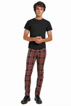 Tripp Rocker Jean [Black Plaid] -Kreepsville Sales IS7374MP BLKPLD FL