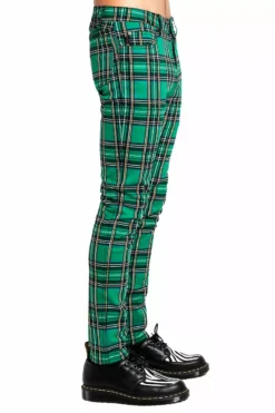 Tripp Rocker Jeans [Green Plaid] -Kreepsville Sales IS7374P GRNPLD S 1
