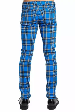 Tripp Rocker Jeans [Blue Plaid] -Kreepsville Sales IS7374P PRT B