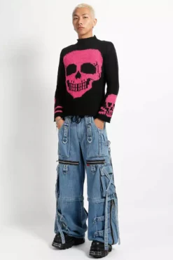 Tripp NYC Denim X Strap Pants [Light Blue] -Kreepsville Sales JM7114M LIGHTWASH FULL 1000x 52f4b540 78e1 4dcc 98ae 6f480645e1e4