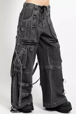 Tripp NYC Denim X Strap Pants [BLACK DENIM] -Kreepsville Sales JM7144 LIGHTINDIGO S 5f3d1e1f a0