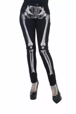 Skeleton Jeans [Unisex] [White Bone] -Kreepsville Sales JSLW 1copy