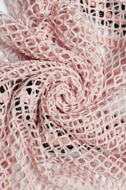 Grave Rave Fishnet Top [PASTEL PINK] -Kreepsville Sales Kawaii Fishnet Top