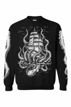 Release The Kraken Sweatshirt [Tentacle Sleeves]