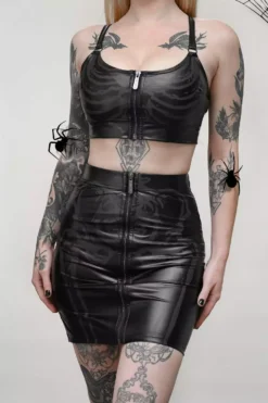 Skella Top -Kreepsville Sales Leather Outfit