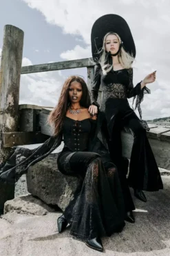 Solstice Bell Bottoms -Kreepsville Sales Leggings Goth