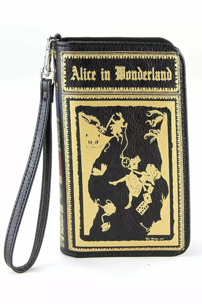 Alice In Wonderland Book Wallet 3 Alice In Wonderland Book Wallet