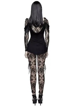 Bathory Edwardian Cameo Mesh Leggings 12 Bathory Edwardian Cameo Mesh Leggings -Kreepsville Sales PT10702 2