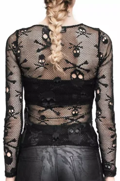 Skull Sorcerer Top -Kreepsville Sales Punk T Shirt