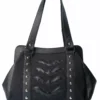 Night Wings Handbag [BLACK] -Kreepsville Sales Rockabilly Handbag