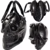 Skull Collection Handbag [BLACK] -Kreepsville Sales SKull handbag