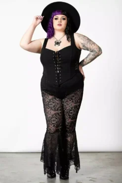 Spectral Lure Bell Bottoms 12 Spectral Lure Bell Bottoms -Kreepsville Sales SPECTURAL LURE LACE BOTTOMS PLUS