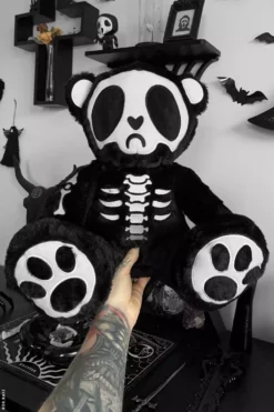 Grumpy Bones Bear -Kreepsville Sales Skeleton Teddy Bear5.12.43PM