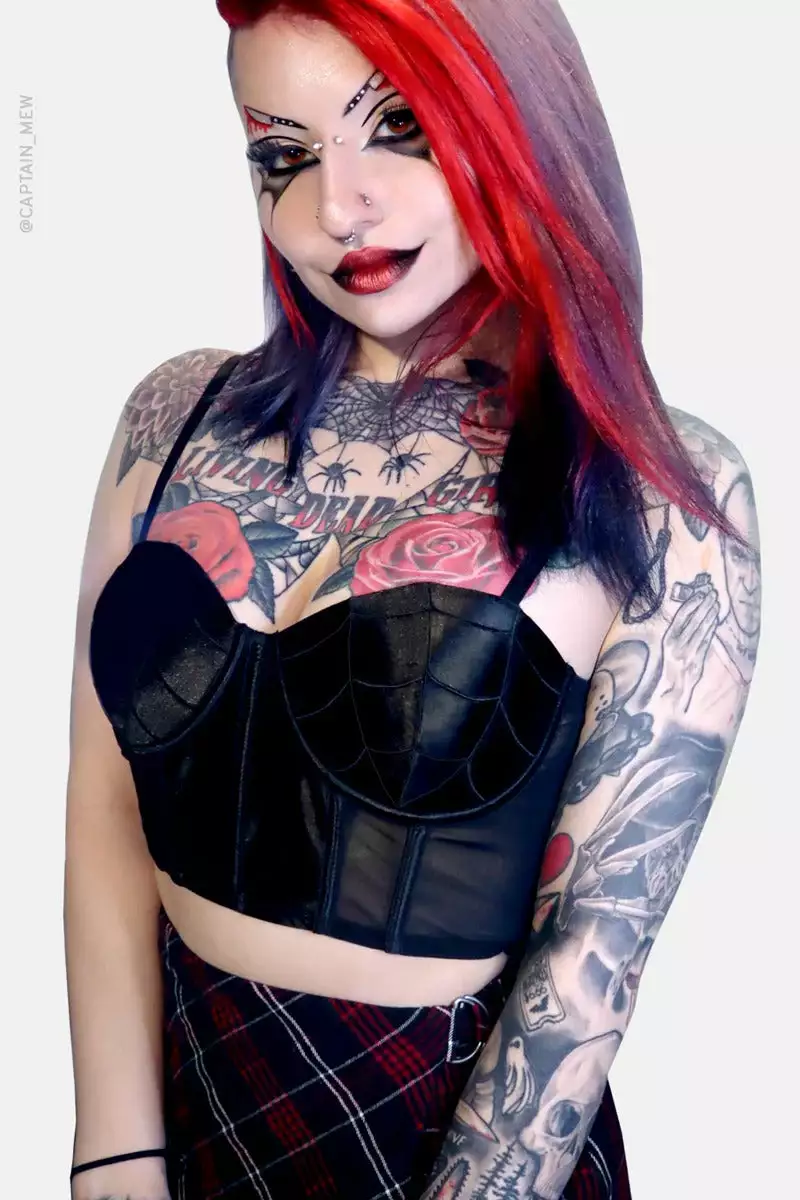 Black Widow Corset Top 4 Black Widow Corset Top - Image 2