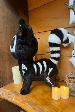 Skelekitty Plush Toy [Deluxe] -Kreepsville Sales Spooky Cat Toy