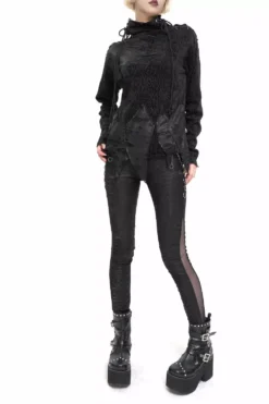 Snake Byte Shredded Leggings -Kreepsville Sales Spooky Leggings