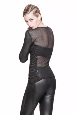 Night Creepture Fishnet Top [Unisex] -Kreepsville Sales TT035 10