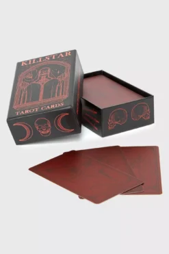 Tarot Cards [RED/BLACK] -Kreepsville Sales Tarrotcards red D1