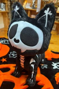 Skelekitty Plush Toy [Deluxe] -Kreepsville Sales Tim Byrton Cat Toy