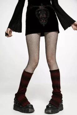 Black Velvet Vamp Mini Skirt -Kreepsville Sales WQ 566BQF 01