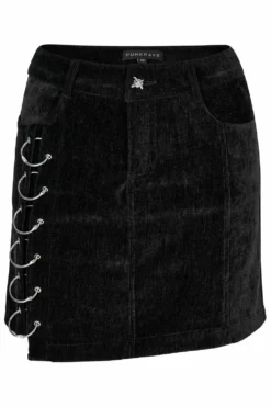 Baddiecore Velvet Mini Skirt -Kreepsville Sales WQ 587BQF 05
