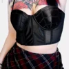 Black Widow Corset Top -Kreepsville Sales Widow corset