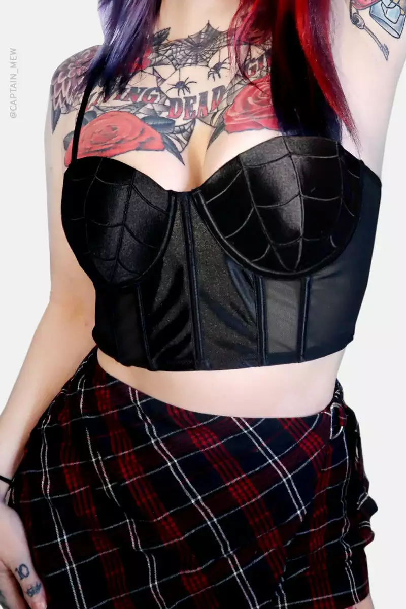 Black Widow Corset Top 3 Black Widow Corset Top