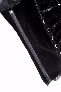 Burgundy Blood Ruffle Top -Kreepsville Sales Womens Goth Tank Top