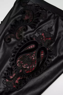 Liquid Lace Wet Look Leggings 15 Liquid Lace Wet Look Leggings -Kreepsville Sales Womens Lace Gothic Leggings